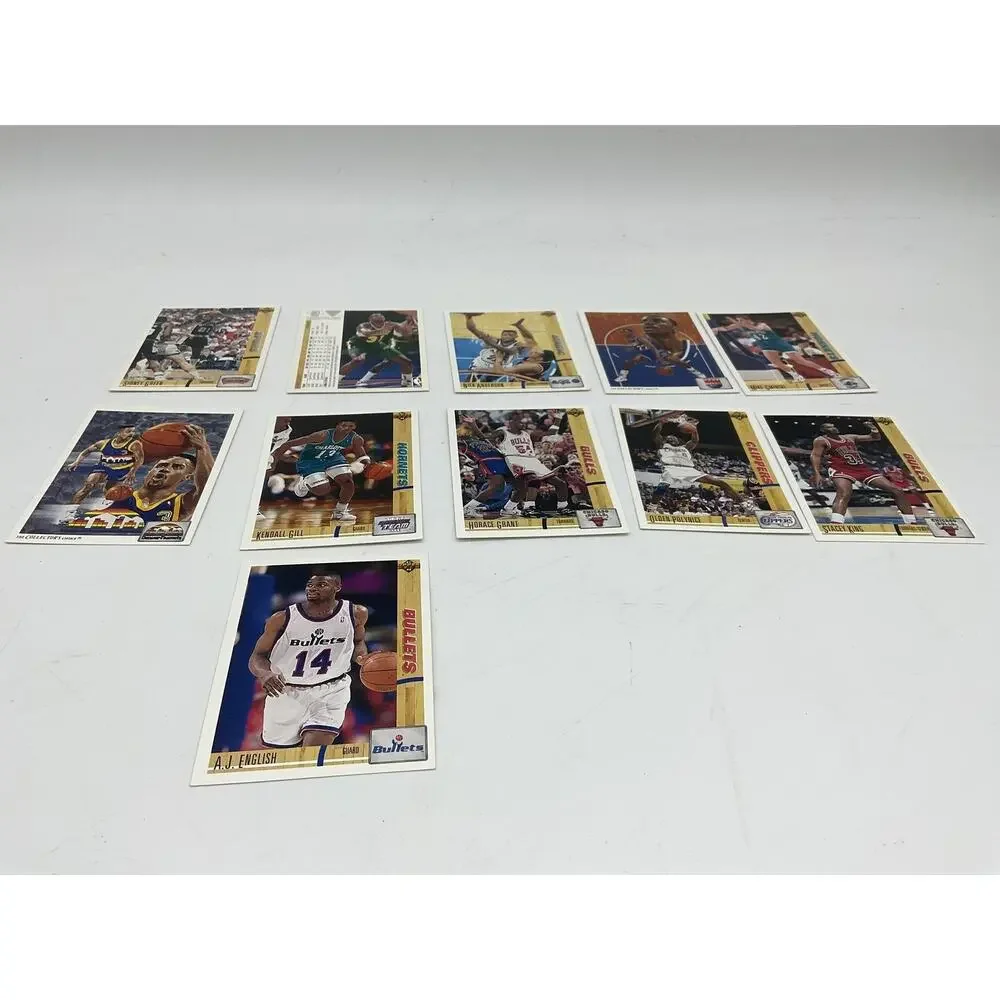Vintage Upper Deck NBA‎ Basketball Cards Lot 11 Horace Grant Bulls Gill Polynice